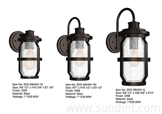 5843 LED Outdoor Wall Light Decorative 5843 LED Outdoor Wall Light Decorative